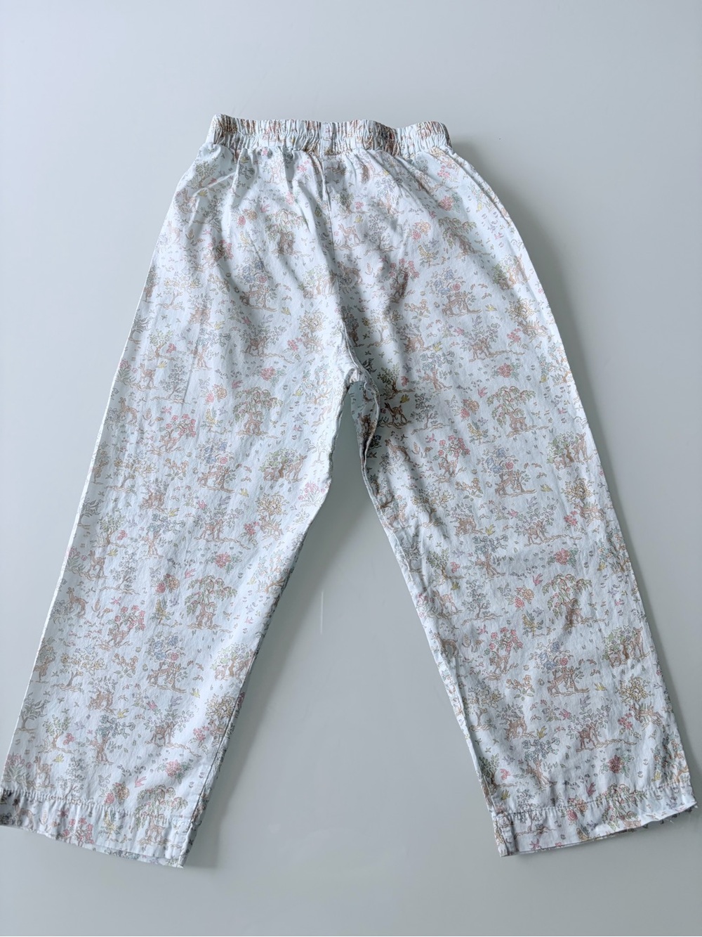 Trotters London Girls Floral Cream Pajama Set Sz 4/5 - Picture 8 of 12